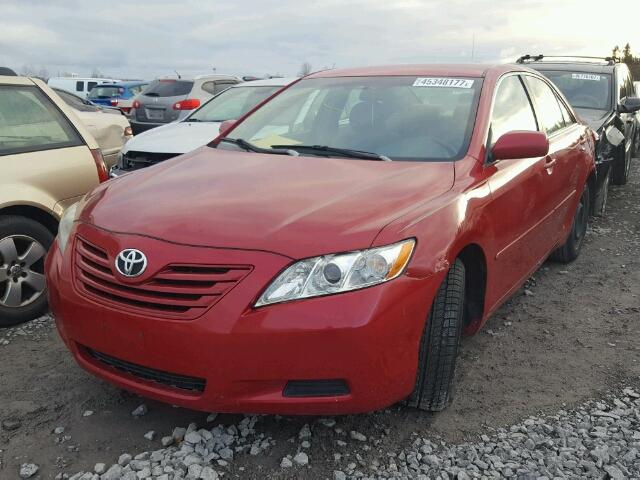 4T1BE46K57U131739 - 2007 TOYOTA CAMRY NEW RED photo 2