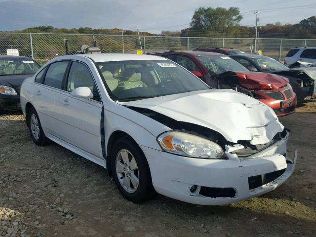 2G1WB5EK2A1183265 - 2010 CHEVROLET IMPALA LT WHITE photo 1