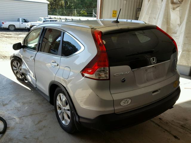 5J6RM4H71DL061120 - 2013 HONDA CR-V EXL 银色 照片 3