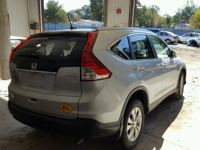 5J6RM4H71DL061120 - 2013 HONDA CR-V EXL 银色 照片 4