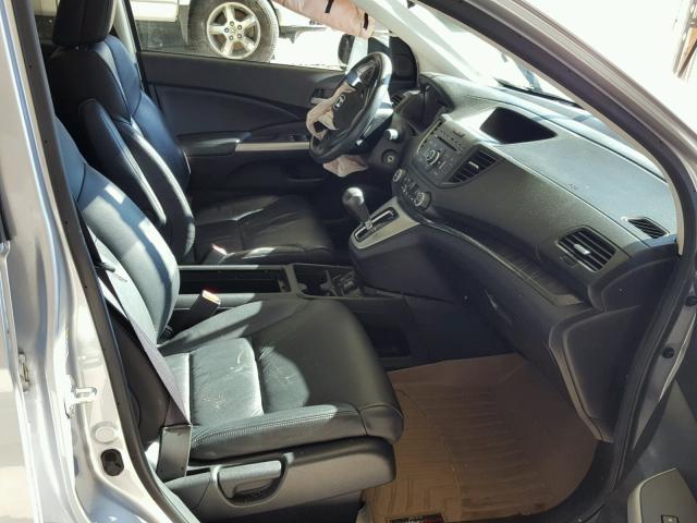 5J6RM4H71DL061120 - 2013 HONDA CR-V EXL 银色 照片 5