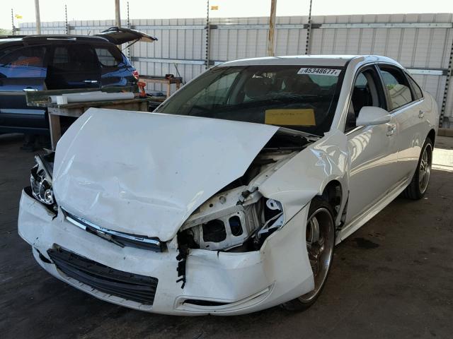 2G1WA5EK9A1112826 - 2010 CHEVROLET IMPALA LS WHITE photo 2