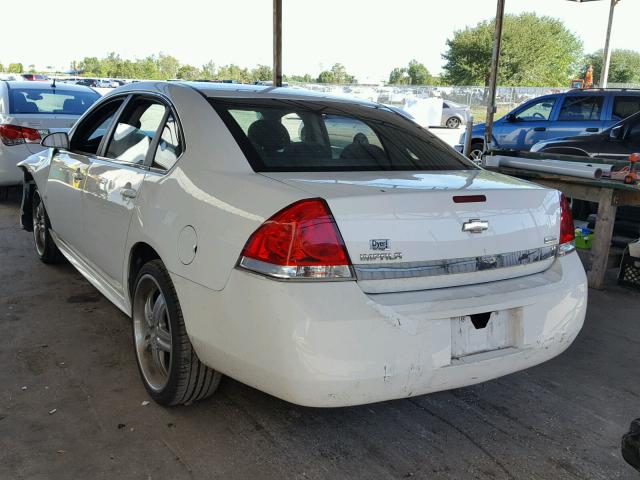 2G1WA5EK9A1112826 - 2010 CHEVROLET IMPALA LS WHITE photo 3