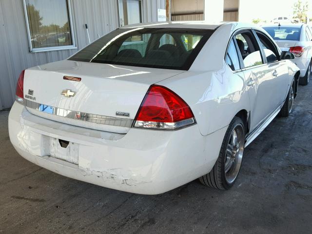 2G1WA5EK9A1112826 - 2010 CHEVROLET IMPALA LS WHITE photo 4