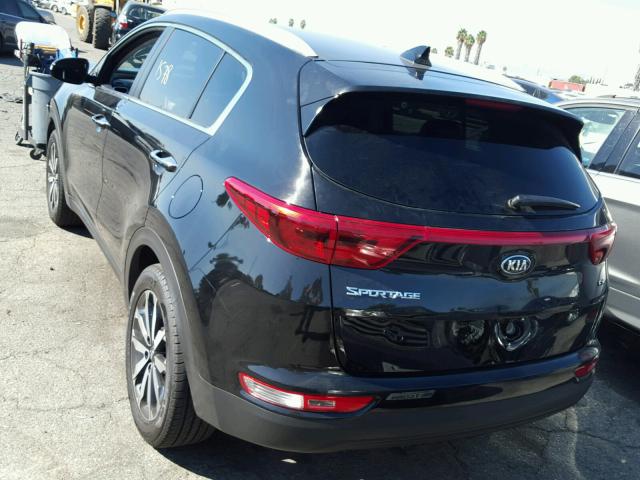 KNDPN3AC8H7243147 - 2017 KIA SPORTAGE E BLACK photo 3