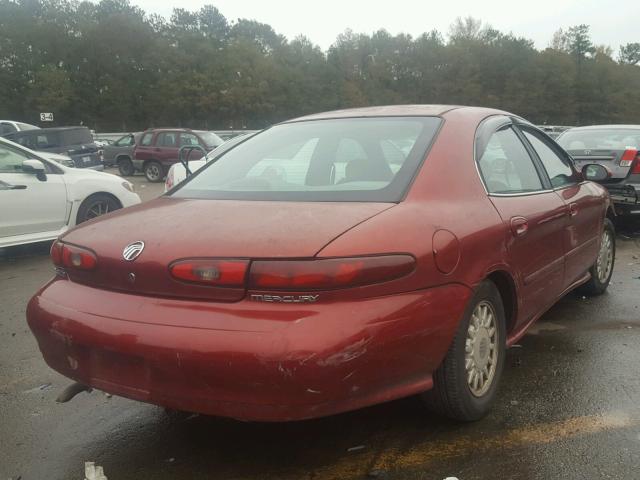 1MEFM50U7WG631633 - 1998 MERCURY SABLE GS MAROON photo 4