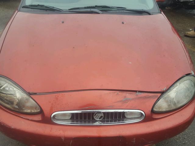 1MEFM50U7WG631633 - 1998 MERCURY SABLE GS MAROON photo 7