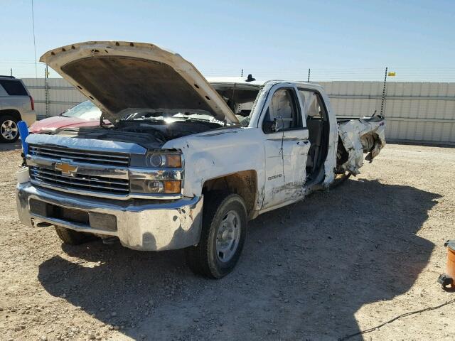 1GC1KUE82FF538547 - 2015 CHEVROLET SILVERADO WHITE photo 2