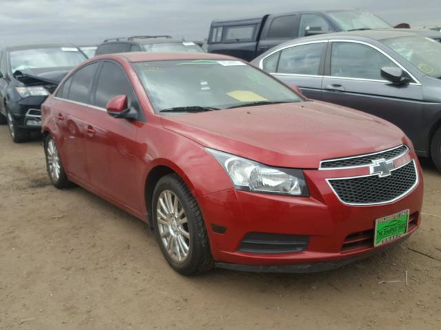 1G1PJ5S91B7306258 - 2011 CHEVROLET CRUZE ECO RED photo 1