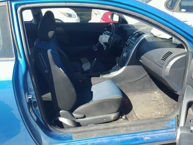 JTKDE3B74A0315375 - 2010 TOYOTA SCION TC 蓝色 照片 5