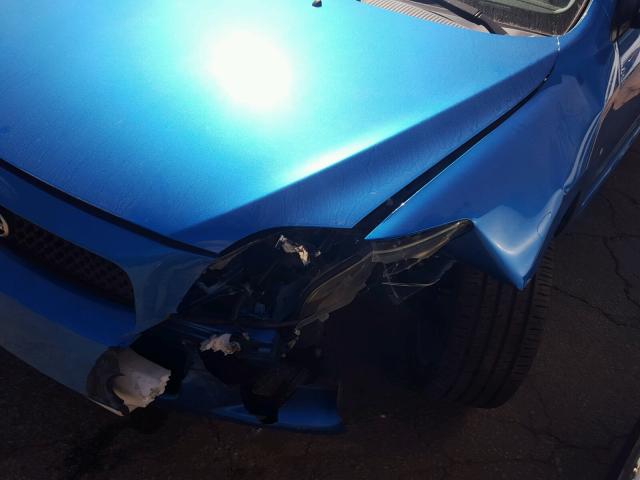 JTKDE3B74A0315375 - 2010 TOYOTA SCION TC BLUE photo 9