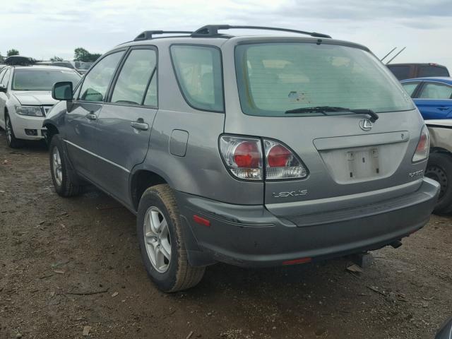 JTJHF10U010182114 - 2001 LEXUS RX 300 SILVER photo 3