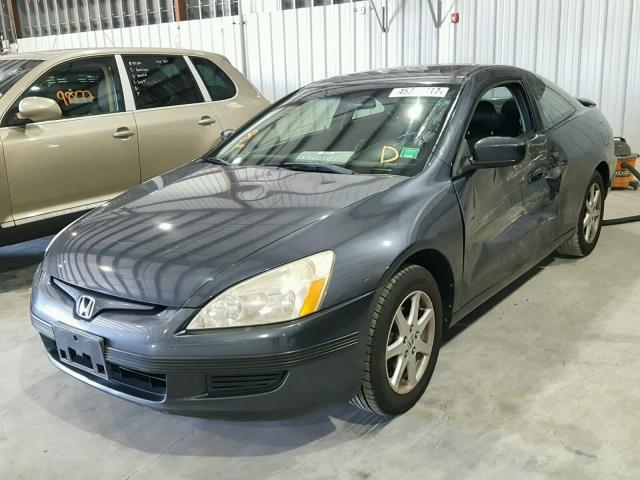 1HGCM82633A013617 - 2003 HONDA ACCORD CHARCOAL photo 2