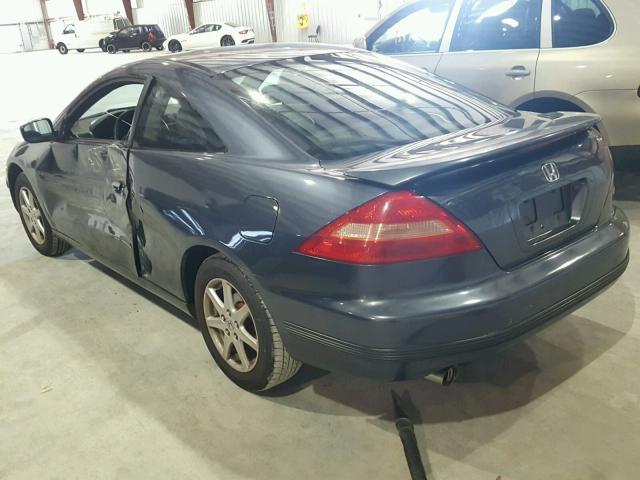 1HGCM82633A013617 - 2003 HONDA ACCORD CHARCOAL photo 3