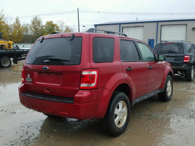 1FMCU0D77CKC33693 - 2012 FORD ESCAPE RED photo 4