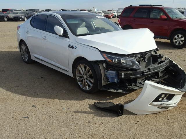 5XXGR4A65FG409441 - 2015 KIA OPTIMA SX WHITE photo 1