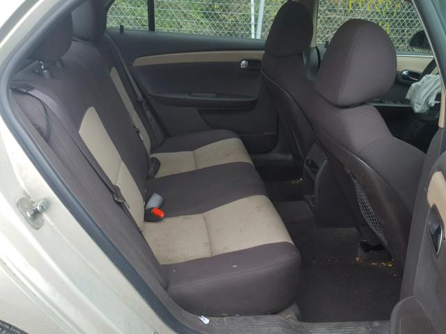 1G1ZB5E1XBF173629 - 2011 CHEVROLET MALIBU LS 金色 照片 6