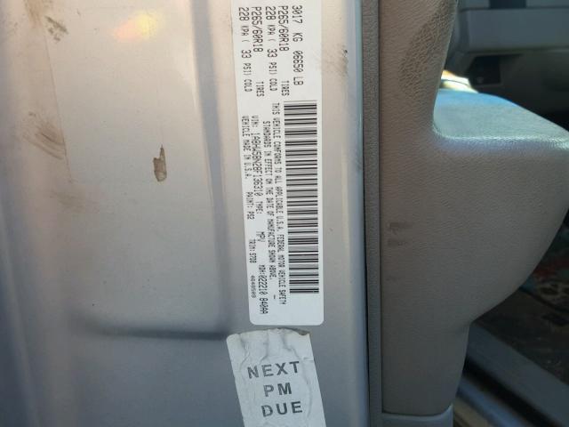 1A8HW58N28F136310 - 2008 CHRYSLER ASPEN LIMI SILVER photo 10