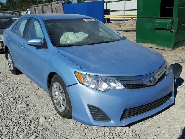 4T1BF1FK7CU544302 - 2012 TOYOTA CAMRY BASE BLUE photo 1