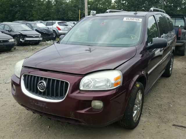 5GADX33L16D238785 - 2006 BUICK TERRAZA CX BURGUNDY photo 2