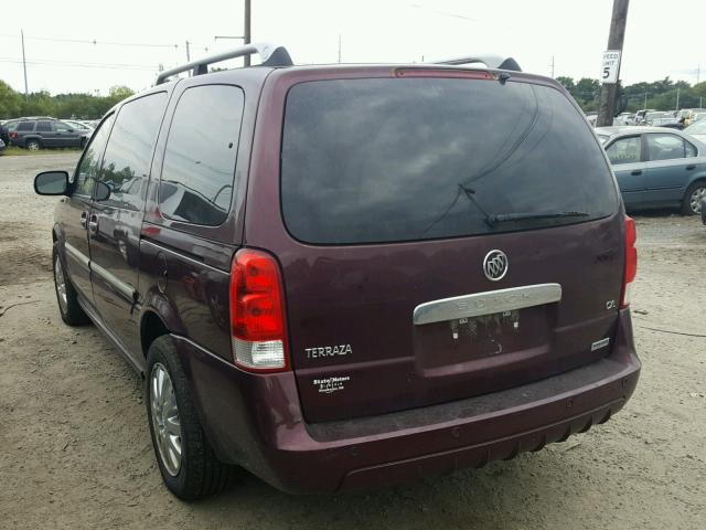 5GADX33L16D238785 - 2006 BUICK TERRAZA CX BURGUNDY photo 3