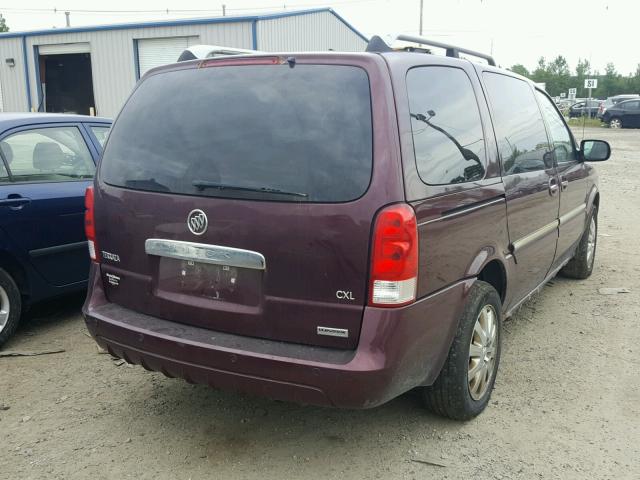 5GADX33L16D238785 - 2006 BUICK TERRAZA CX BURGUNDY photo 4