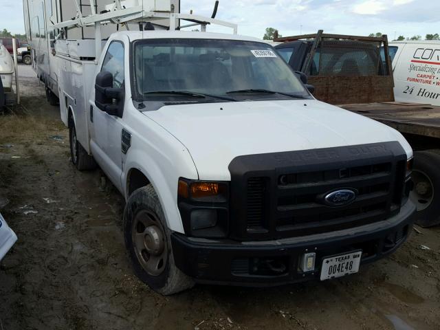 1FD3F30528EE46475 - 2008 FORD F350 SRW S WHITE photo 1