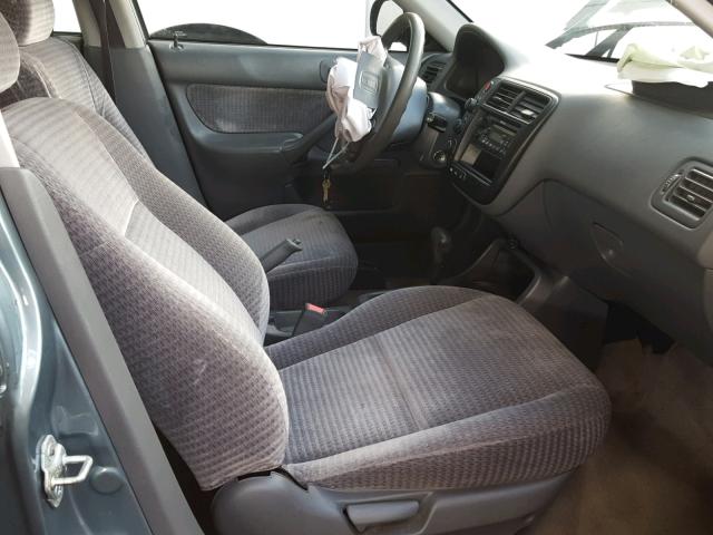 2HGEJ6614YH579444 - 2000 HONDA CIVIC BASE GREEN photo 5