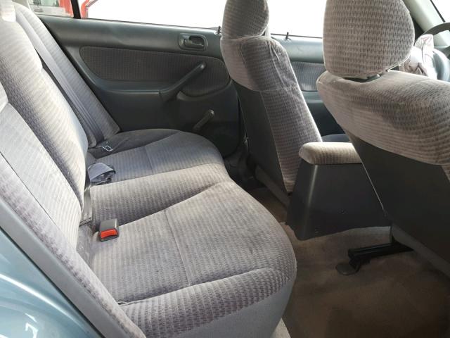 2HGEJ6614YH579444 - 2000 HONDA CIVIC BASE GREEN photo 6