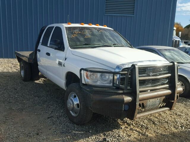 3D6WH48A67G777094 - 2007 DODGE RAM 3500 WHITE photo 1