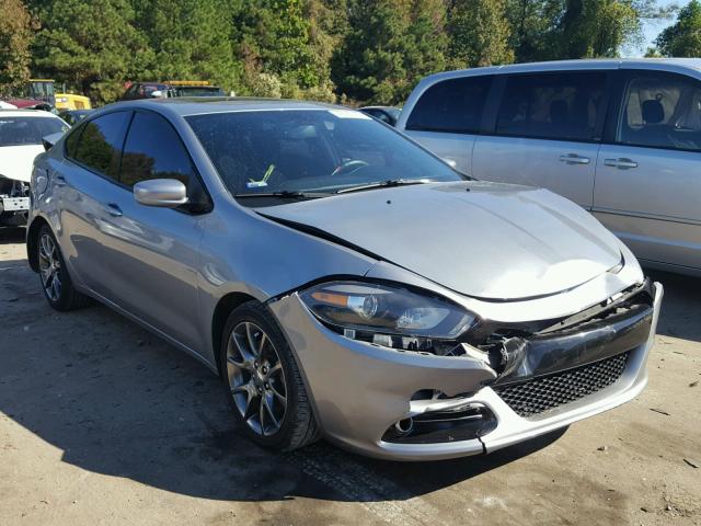 1C3CDFBB1ED914331 - 2014 DODGE DART SXT SILVER photo 1