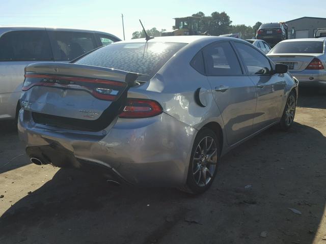 1C3CDFBB1ED914331 - 2014 DODGE DART SXT SILVER photo 4