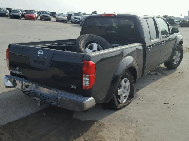 1N6AD09U38C410202 - 2008 NISSAN FRONTIER C BLACK photo 4