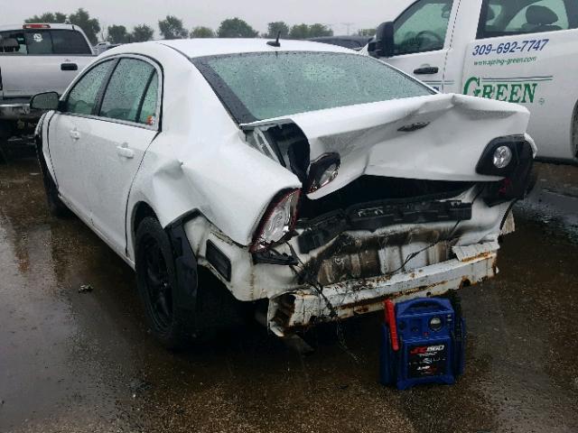 1G1ZB5EB8AF115705 - 2010 CHEVROLET MALIBU LS თეთრი ფოტო 3