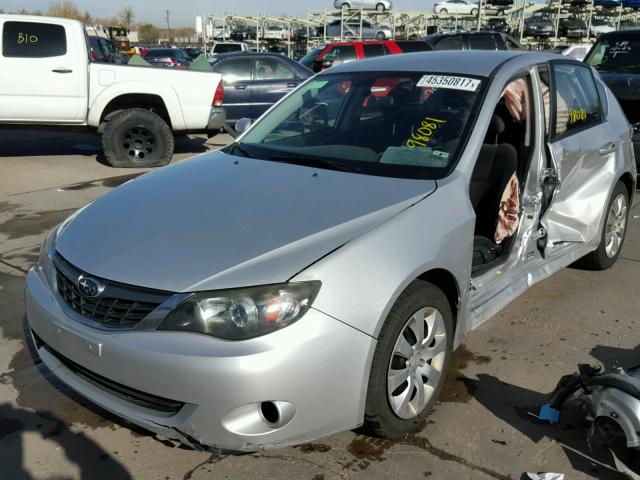 JF1GH61619H805491 - 2009 SUBARU IMPREZA 2. SILVER photo 2