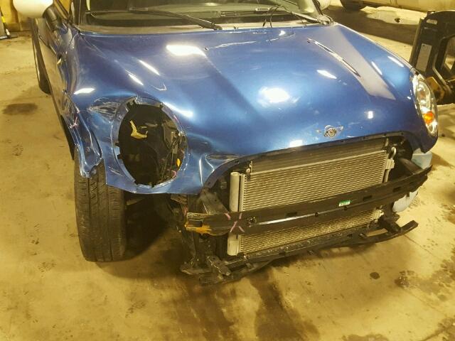 WMWSU3C50DT683499 - 2013 MINI COOPER BLUE photo 9