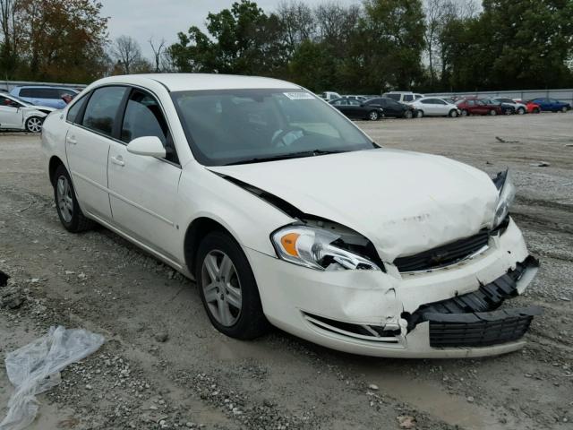 2G1WB58KX81266187 - 2008 CHEVROLET IMPALA LS WHITE photo 1