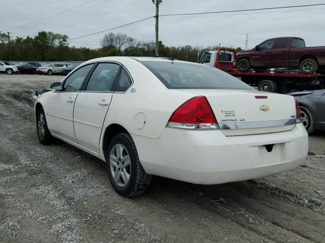 2G1WB58KX81266187 - 2008 CHEVROLET IMPALA LS WHITE photo 3