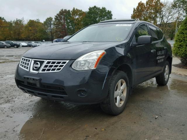 JN8AS5MV2AW143178 - 2010 NISSAN ROGUE S BLACK photo 2