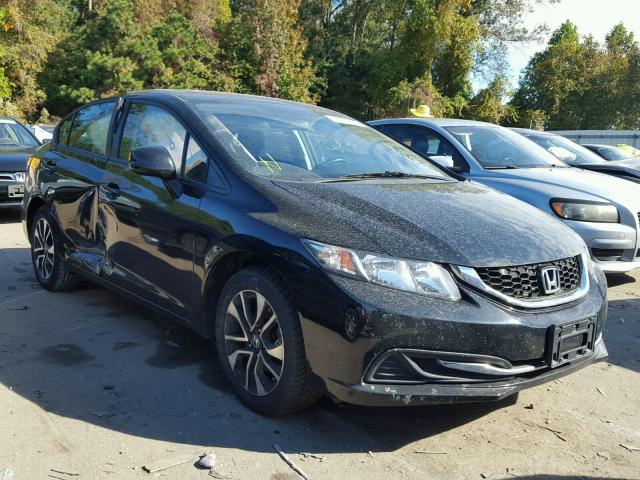 19XFB2F88DE276081 - 2013 HONDA CIVIC EX BLACK photo 1