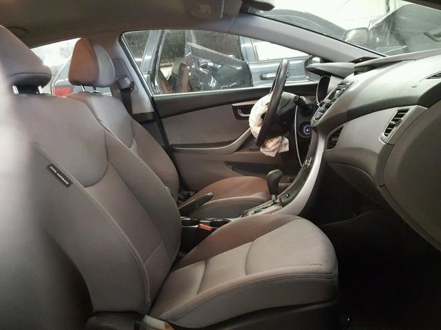 KMHDH4AE7DU897730 - 2013 HYUNDAI ELANTRA GL SILVER photo 5