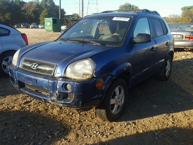 KM8JM12B66U375109 - 2006 HYUNDAI TUCSON GL BLUE photo 2