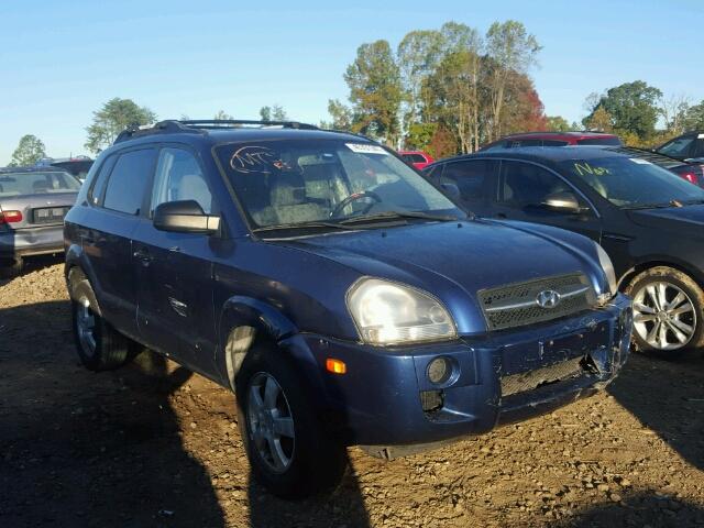 KM8JM12B66U375109 - 2006 HYUNDAI TUCSON GL BLUE photo 9