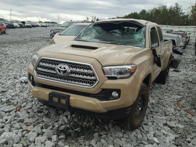 5TFSZ5AN0GX035158 - 2016 TOYOTA TACOMA ACC TAN photo 2