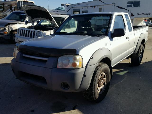 1N6ED26T84C433879 - 2004 NISSAN FRONTIER GRAY photo 2