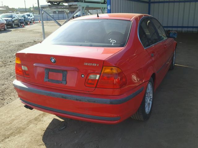 WBAAM5331XFR01569 - 1999 BMW 328I AUTOM RED photo 4