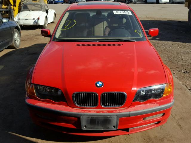 WBAAM5331XFR01569 - 1999 BMW 328I AUTOM RED photo 9