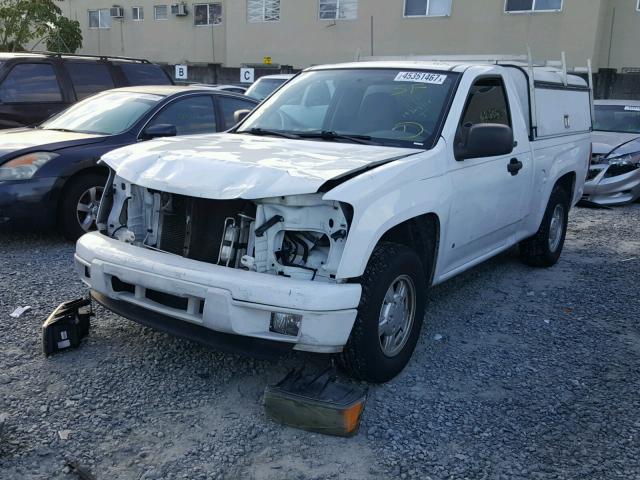 1GCCS149888116839 - 2008 CHEVROLET COLORADO WHITE photo 2