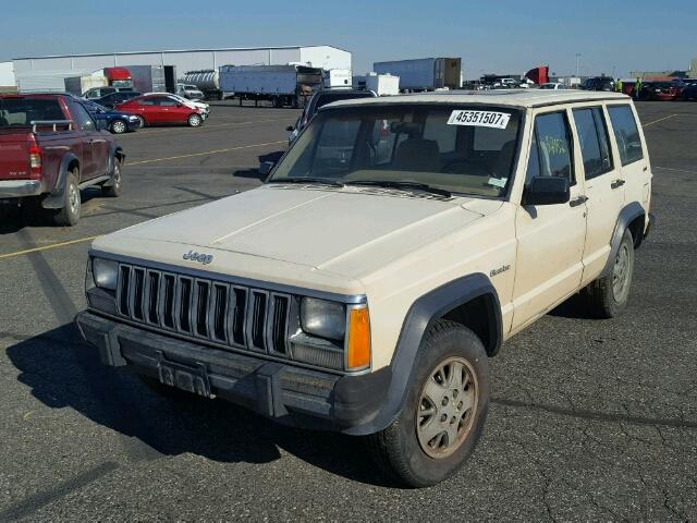 1JCUX7813FT144554 - 1985 JEEP CHEROKEE TAN photo 2