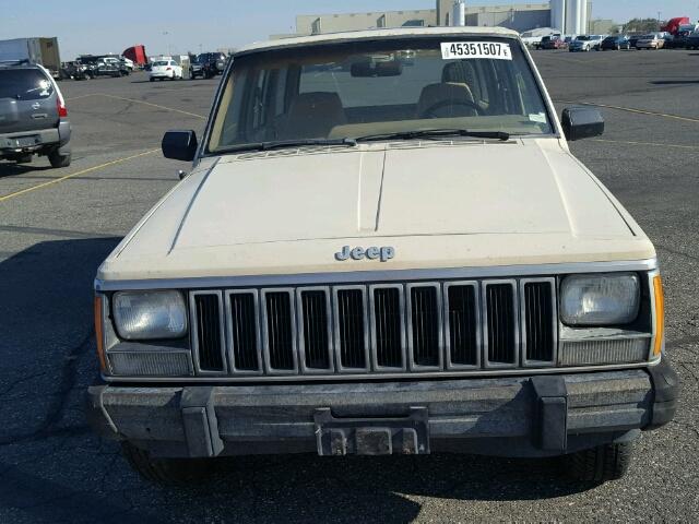 1JCUX7813FT144554 - 1985 JEEP CHEROKEE TAN photo 9